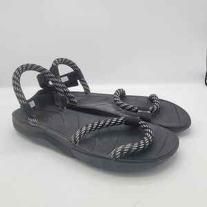 The North Face Black and White Sandals